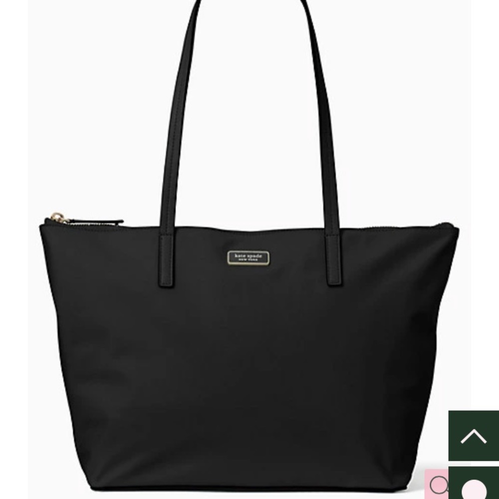 NWT Kate spade nylon top zip tote